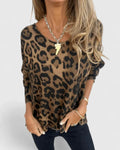 Women’s Relaxed Leopard Print Top